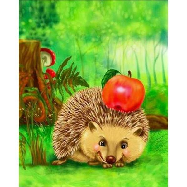 Erizo de dibujos animados feliz - Hola Hobby