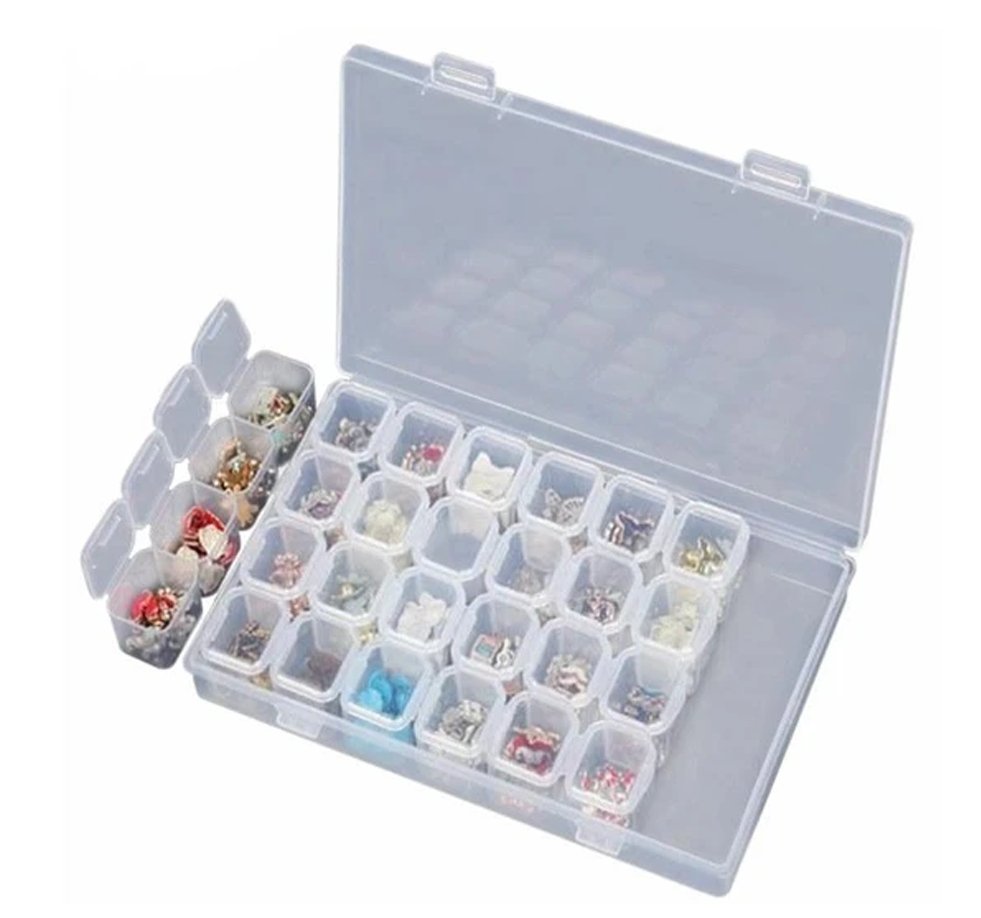 Estuche de 28 ranuras desmontables - Hola Hobby