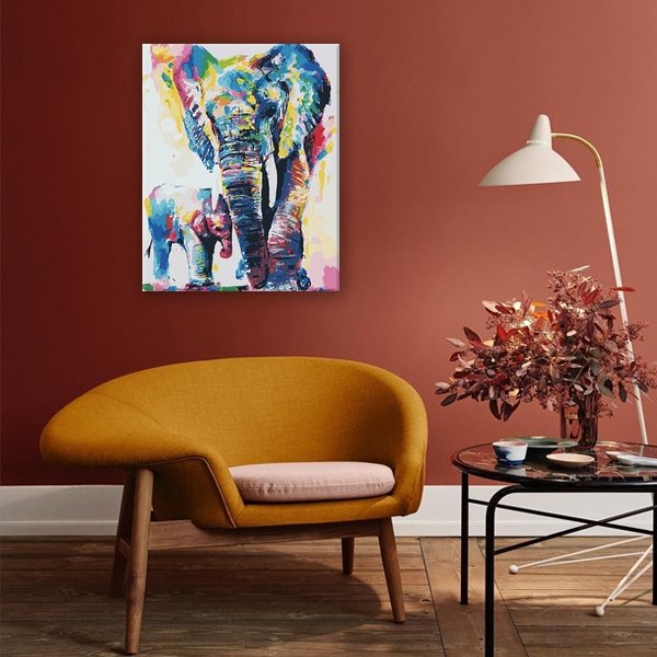 Familia de elefantes - Hola Hobby