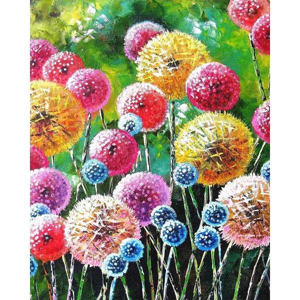 Flores multicolores - Hola Hobby