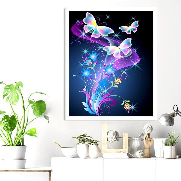 Flores y mariposas - Hola Hobby