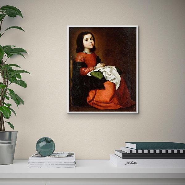 Francisco de Zurbarán - María niña - Hola Hobby