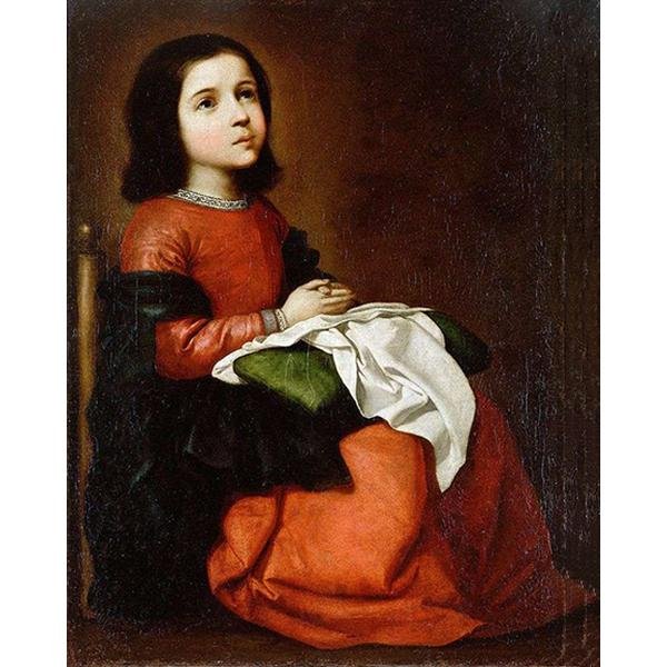 Francisco de Zurbarán - María niña - Hola Hobby