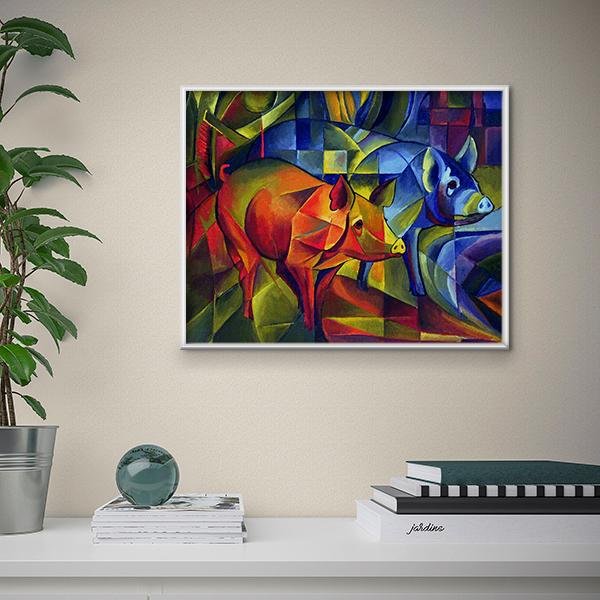 Franz Marc Orenco Originals Piggies rojo y azul - Hola Hobby