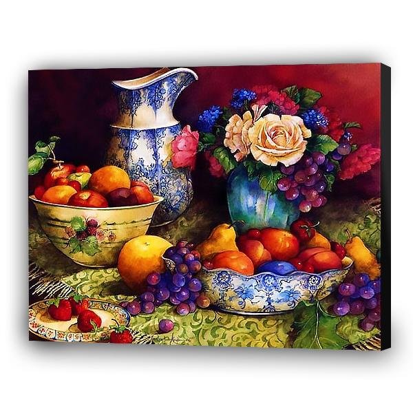 Frutas con flores - Hola Hobby