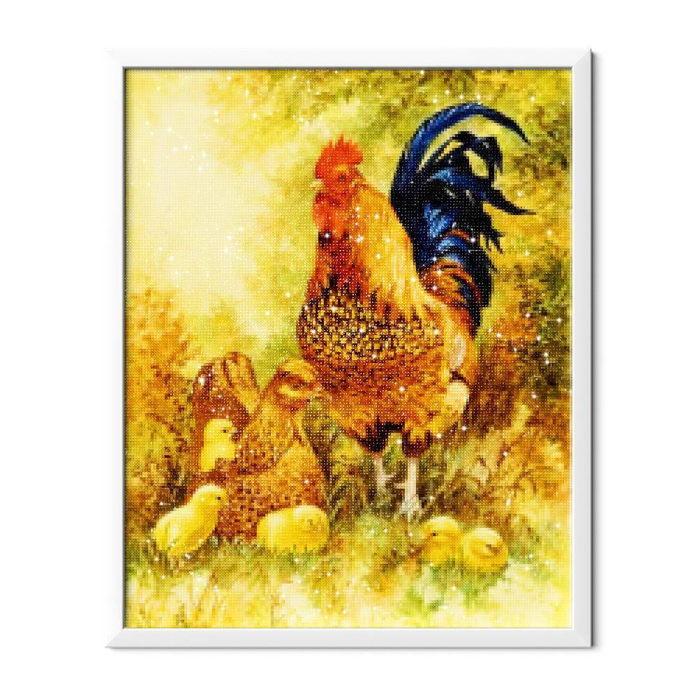 Gallo y pollos - Hola Hobby