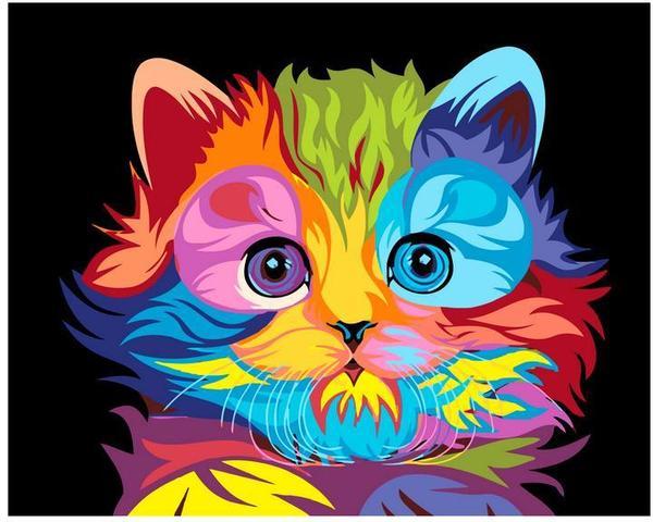 Gatito colorido - Hola Hobby (5457254973591)