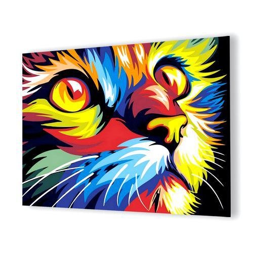 Gato colorido - Hola Hobby