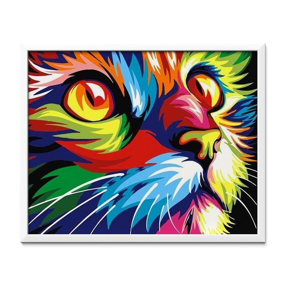 Gato colorido - Hola Hobby