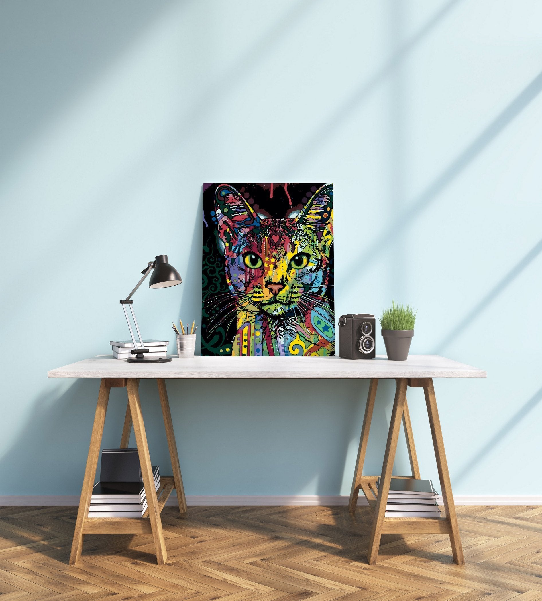 Gato en abstracción - Hola Hobby