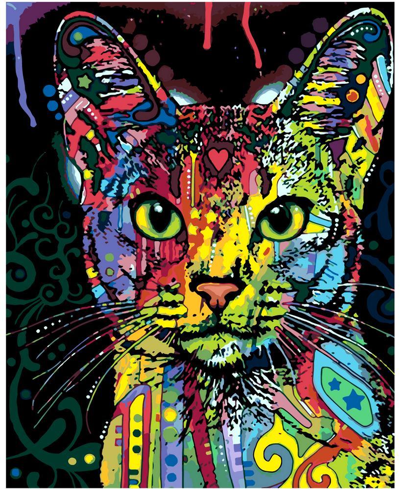 Gato en abstracción - Hola Hobby