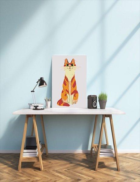 Gato gracioso jengibre (5457224663191)