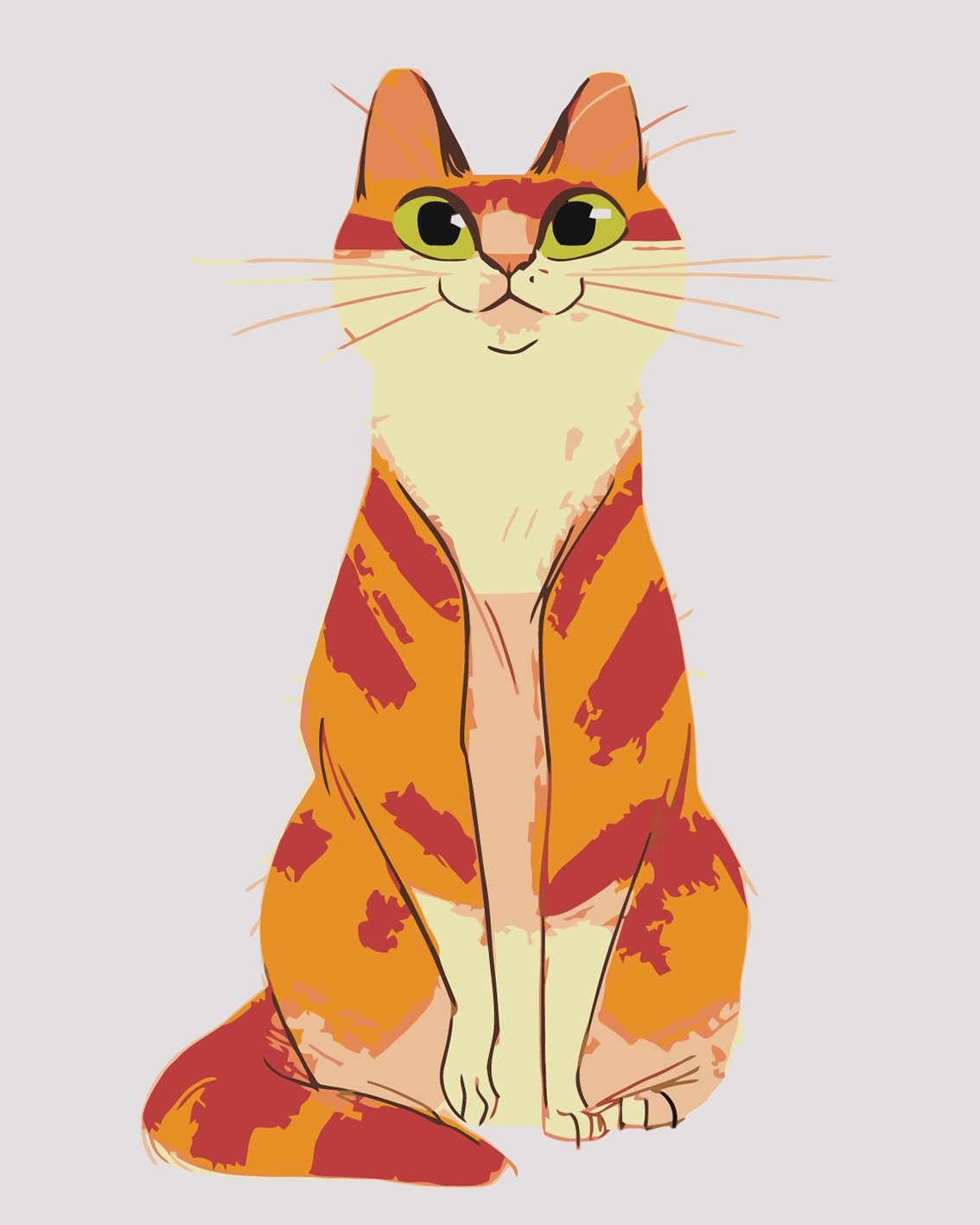 Gato gracioso jengibre - Hola Hobby (5457224663191)