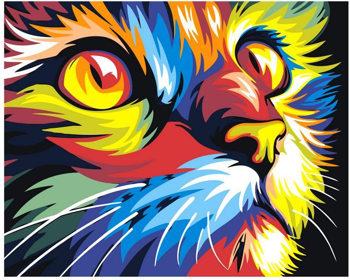 Gato multicolor - Hola Hobby (5457289773207)