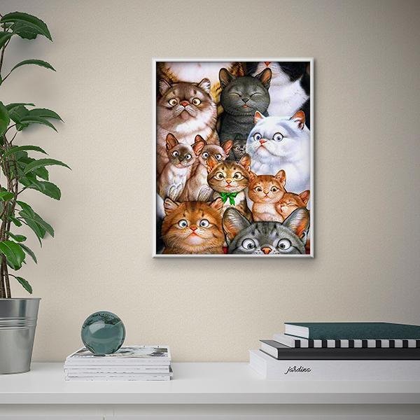 Gatos sorprendidos - Hola Hobby