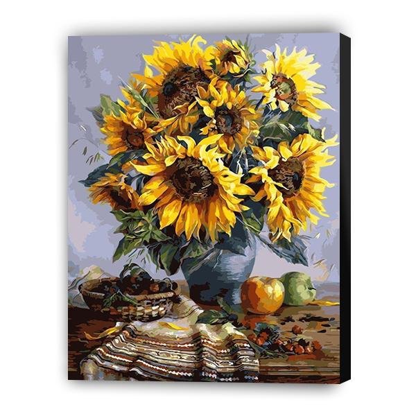 Girasoles En Un Florero - Hola Hobby (5457186029719)