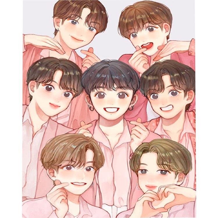 Grupo de anime BTS - Hola Hobby