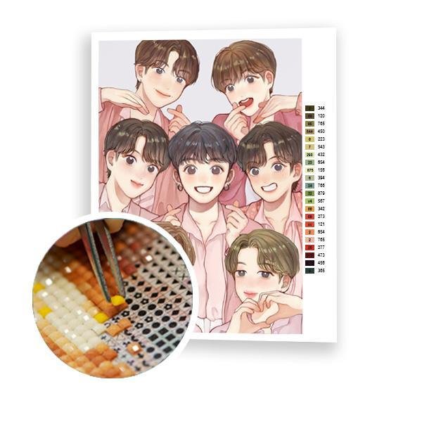 Grupo de anime BTS - Hola Hobby