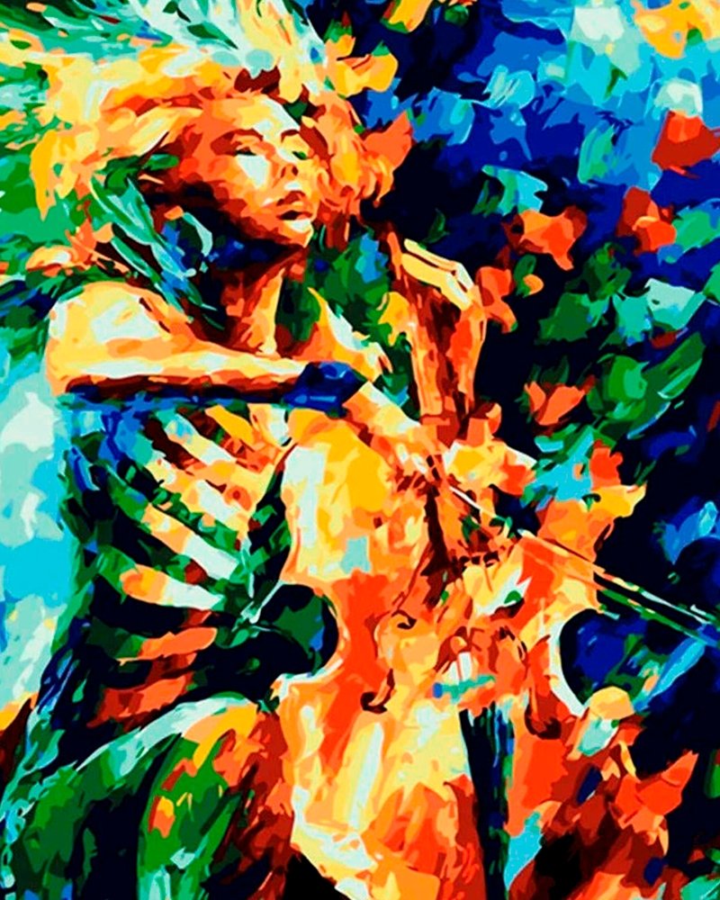Guitarra colorida - Hola Hobby