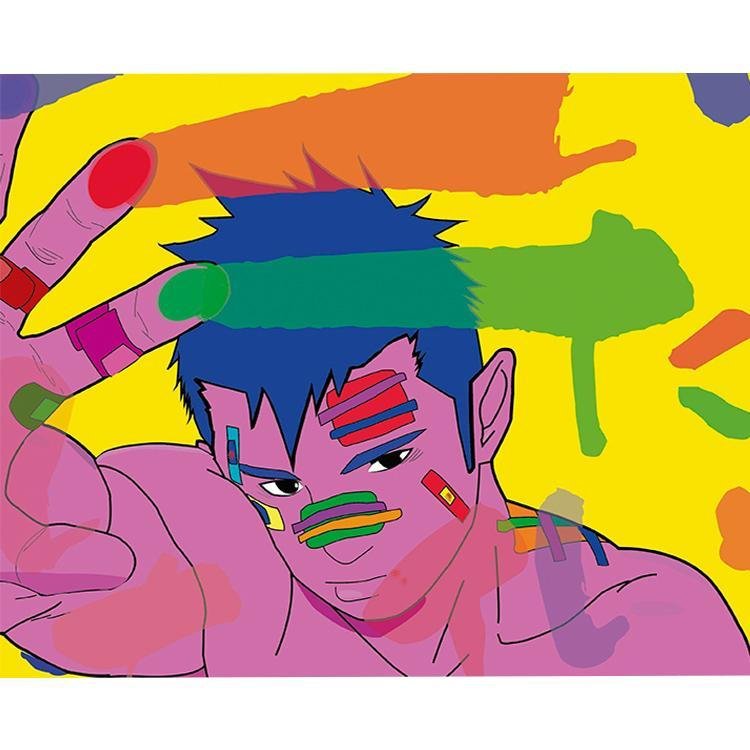 Hombre colorido - Hola Hobby