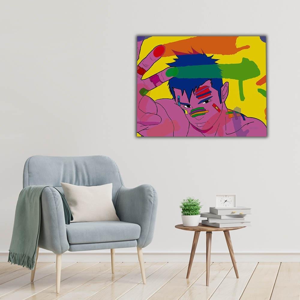 Hombre colorido - Hola Hobby