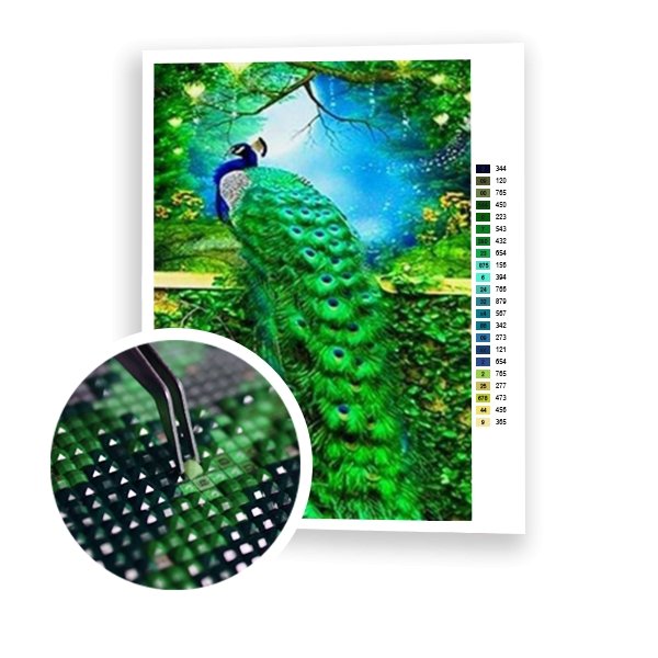 Impresionante pavo real - Hola Hobby