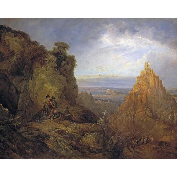 Jenaro Pérez de Villaamil - Vista del castillo de Gaucín - Hola Hobby