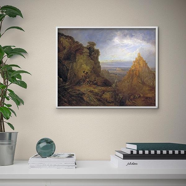 Jenaro Pérez de Villaamil - Vista del castillo de Gaucín - Hola Hobby