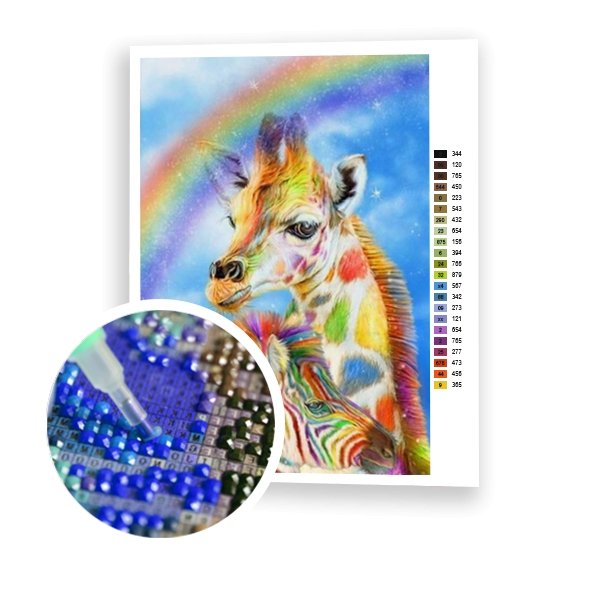 Jirafa arcoiris - Hola Hobby