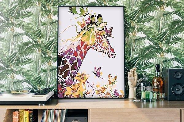 Jirafa y mariposas - Hola Hobby (5457183998103)