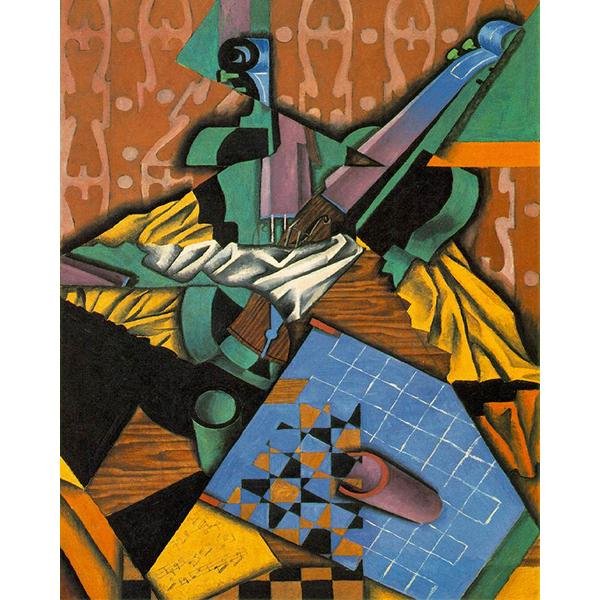 Juan Gris - Violín y tablero de damas - Hola Hobby