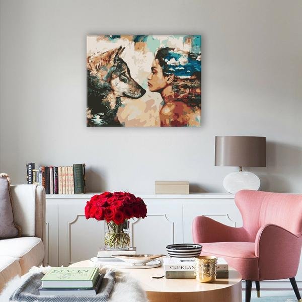 La chica frente al lobo - Hola Hobby