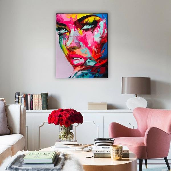 La mujer - abstraccion - Hola Hobby