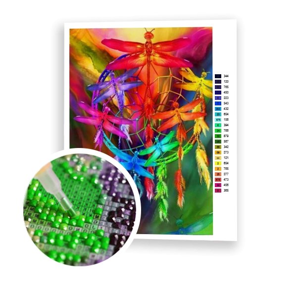 Libélula arcoiris - Hola Hobby