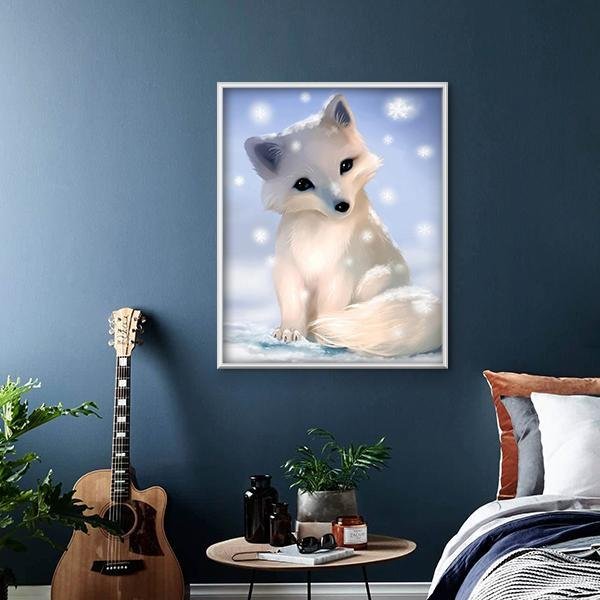 Lindo zorro blanco - Hola Hobby