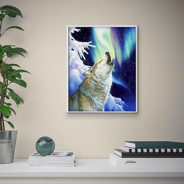 Lobo aullando - Hola Hobby