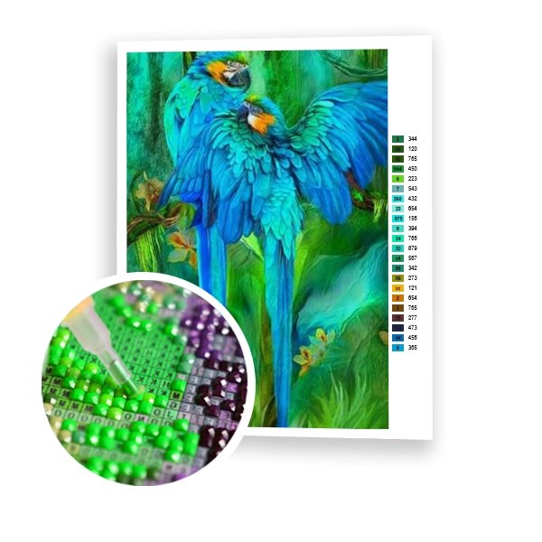 Loros africanos azules - Hola Hobby