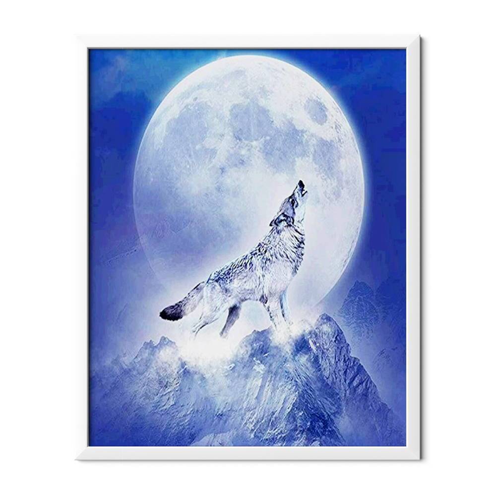 Luna llena y lobo - Hola Hobby