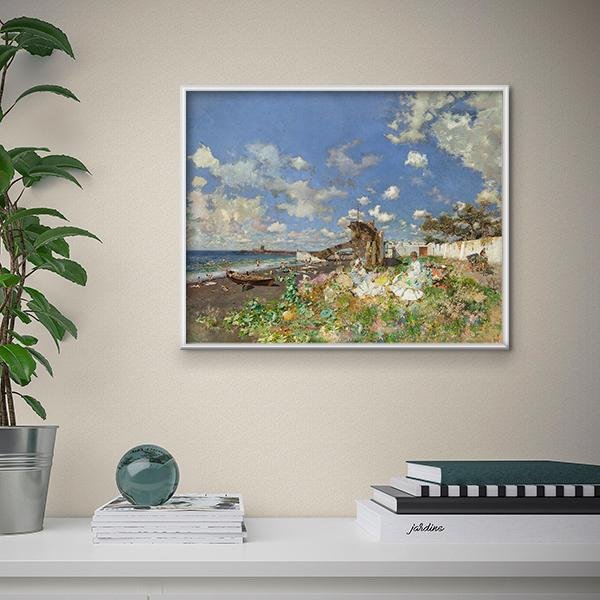 Mariano Fortuny "la playa de Portici" - Hola Hobby