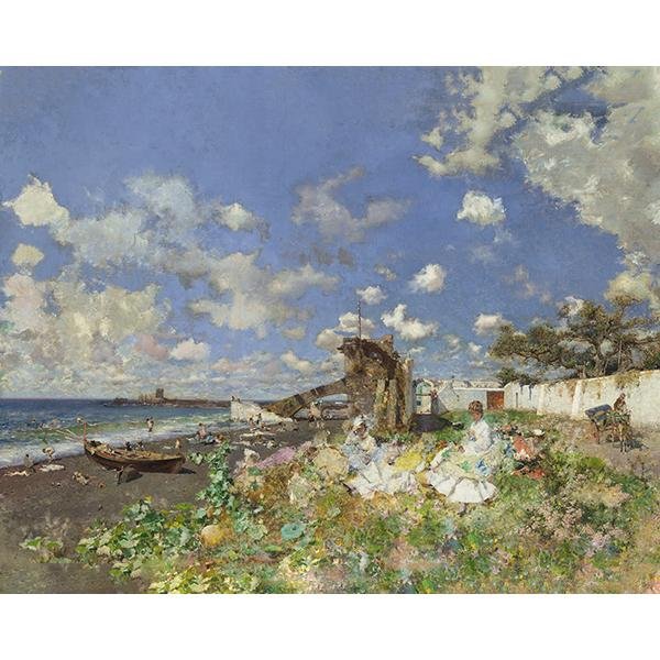 Mariano Fortuny "la playa de Portici" - Hola Hobby