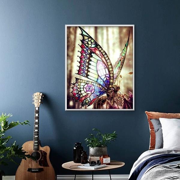 Mariposa de vidrieras - Hola Hobby