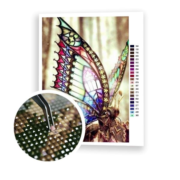 Mariposa de vidrieras - Hola Hobby