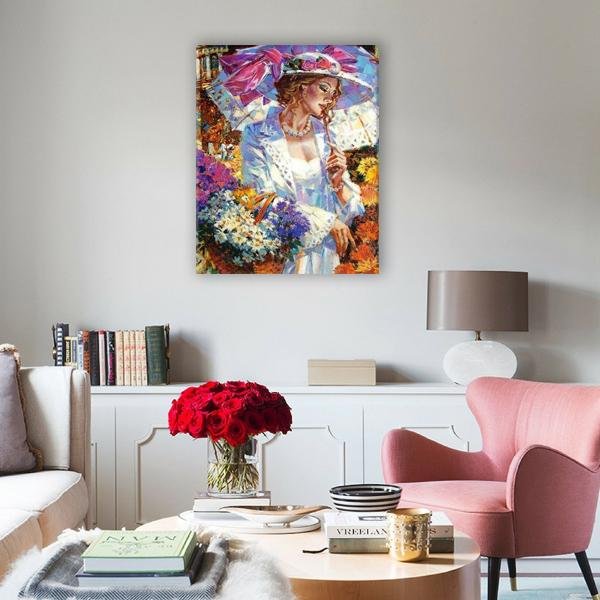 Mujer con sombrilla - Hola Hobby