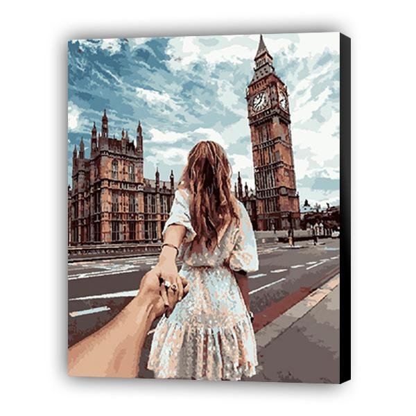 Mujer y Gran Ben - Hola Hobby