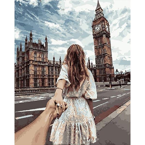 Mujer y Gran Ben - Hola Hobby