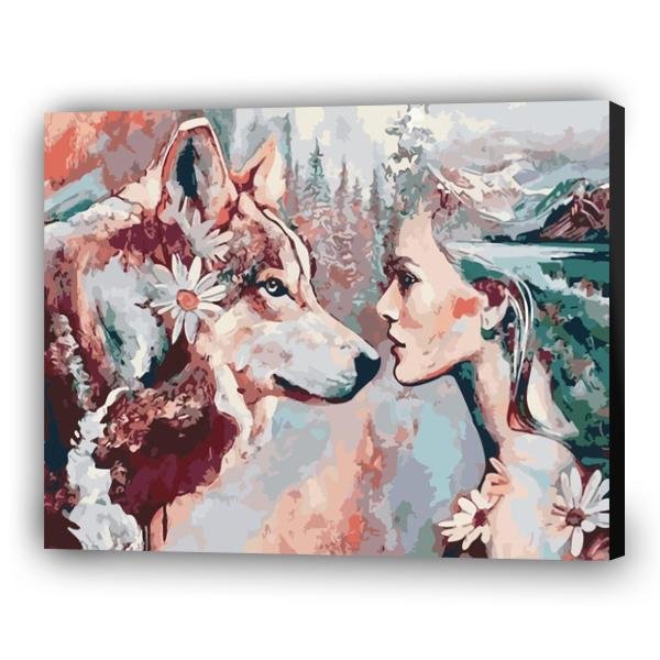 Niña y lobo - Hola Hobby