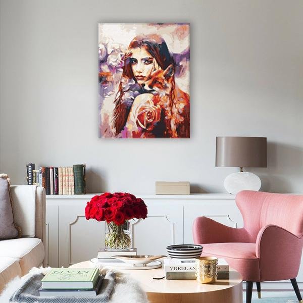 Niña y zorro - Hola Hobby