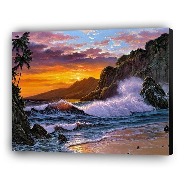 Olas y rocas - Hola Hobby (5457165451415)