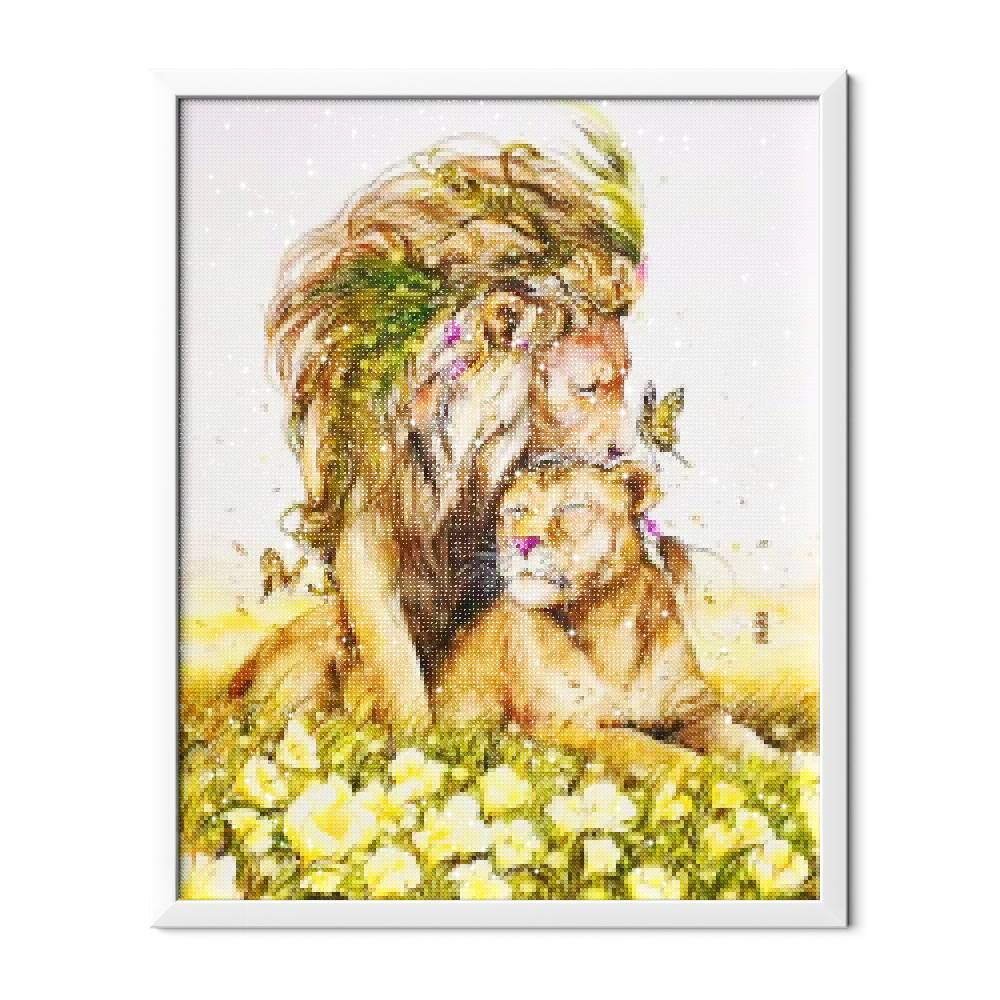 Par de leones - Hola Hobby