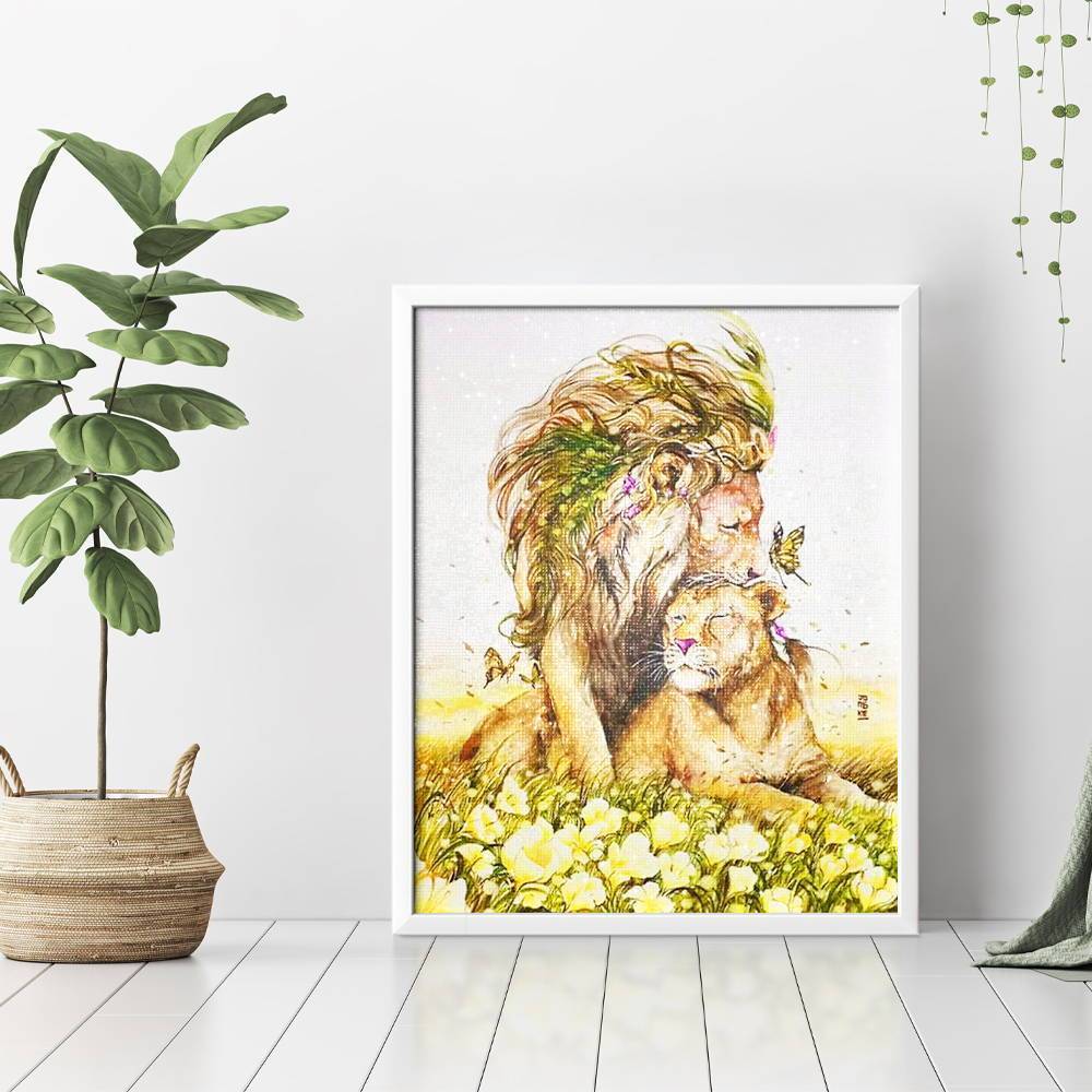 Par de leones - Hola Hobby